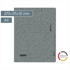 Schnellhefter FACT!plus | A4, Füllhöhe: 10 mm, grau