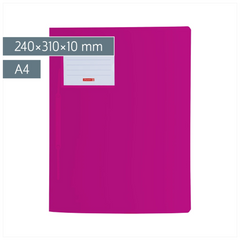 Schnellhefter FACT!pp | A4, Füllhöhe: 10 mm, pink
