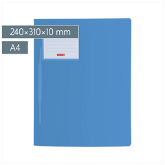 Schnellhefter FACT!pp | A4, Füllhöhe: 10 mm, pastellblau