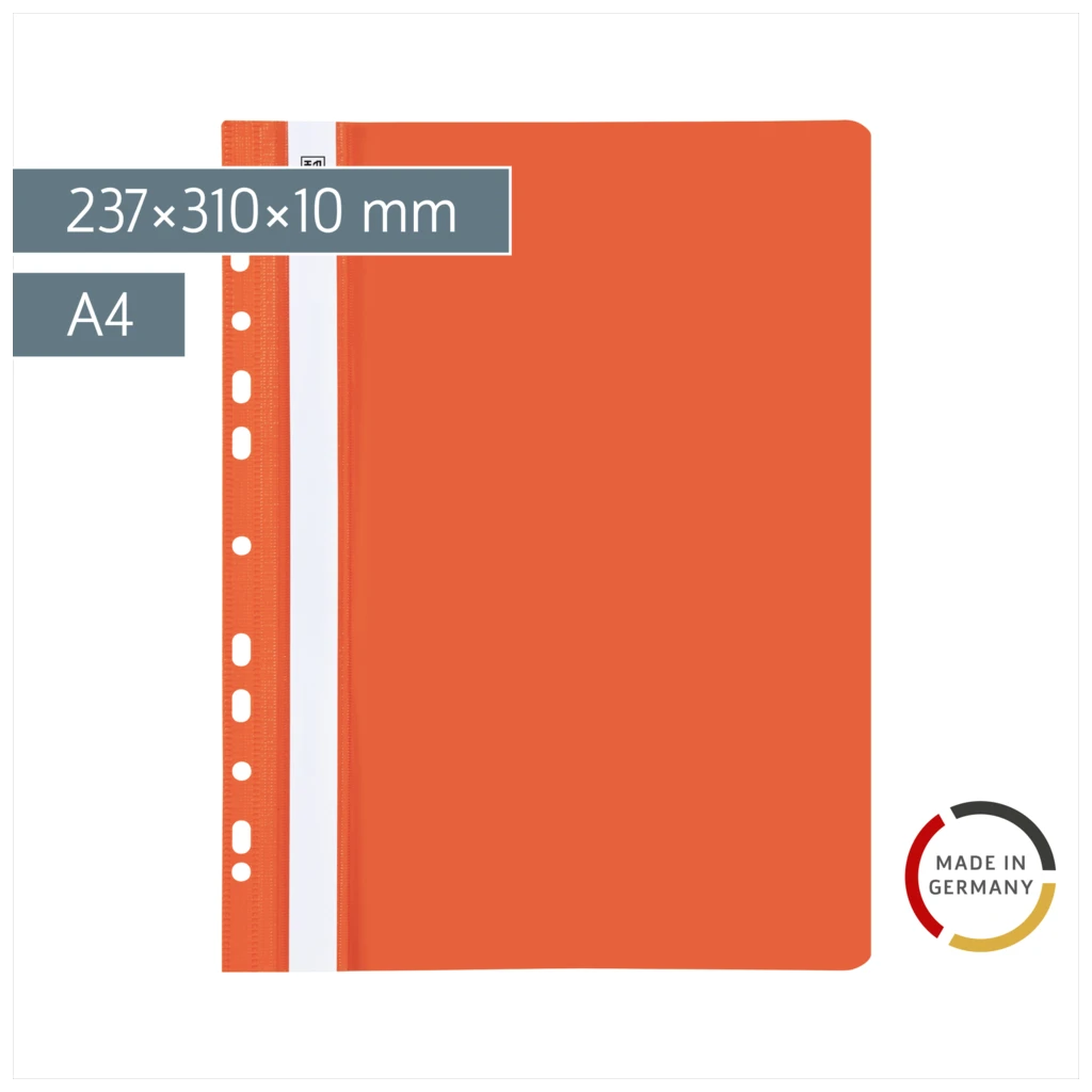 Schnellhefter „OFFICE TO GO“ | A4, Füllhöhe: 10 mm, orange