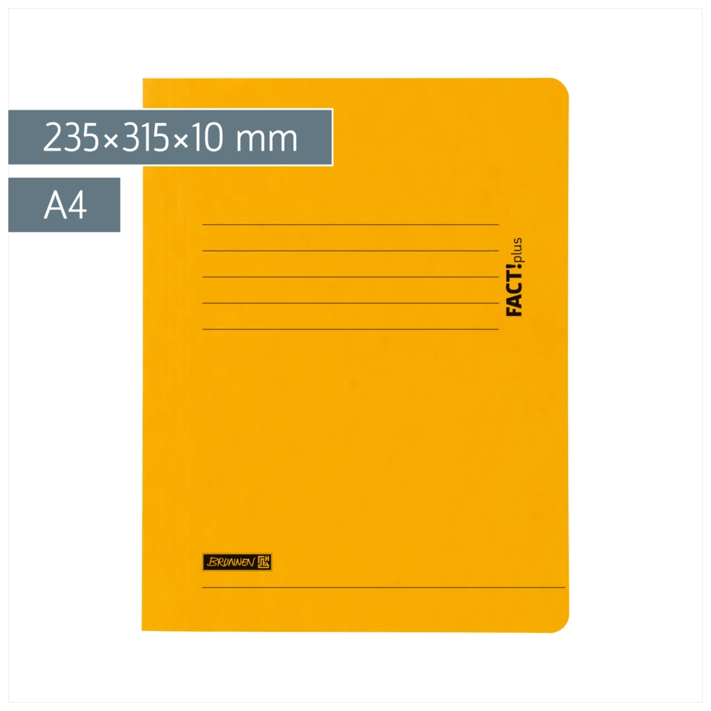Jurismappe FACT!plus | A4, Füllhöhe: 10 mm, gelb