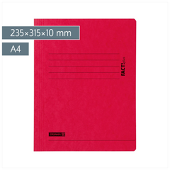 Jurismappe FACT!plus | A4, Füllhöhe: 10 mm, rot