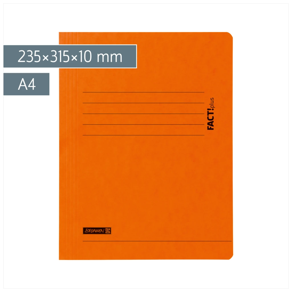 Jurismappe FACT!plus | A4, Füllhöhe: 10 mm, orange
