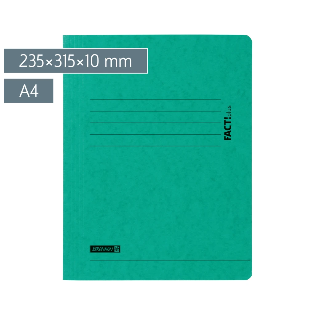 Jurismappe FACT!plus | A4, Füllhöhe: 10 mm, grün