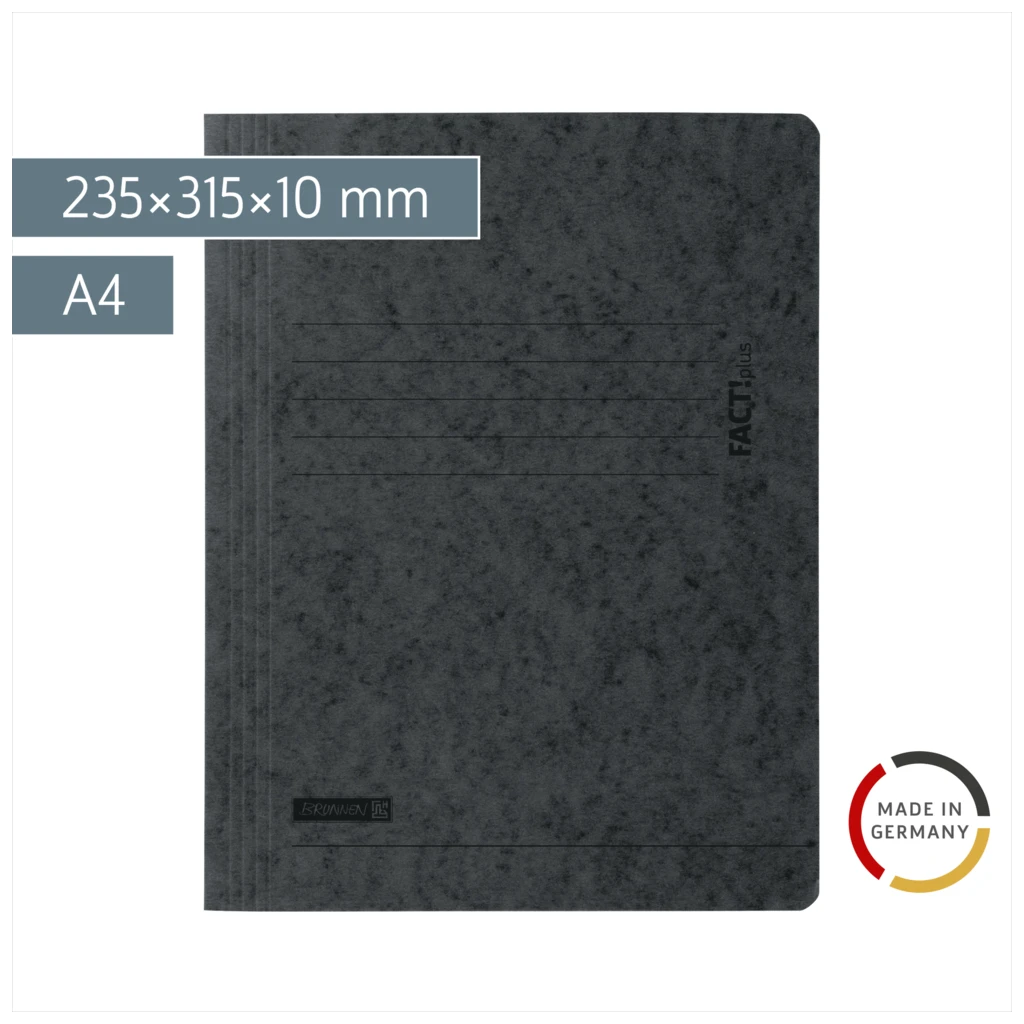 Jurismappe FACT!plus | A4, Füllhöhe: 10 mm, schwarz