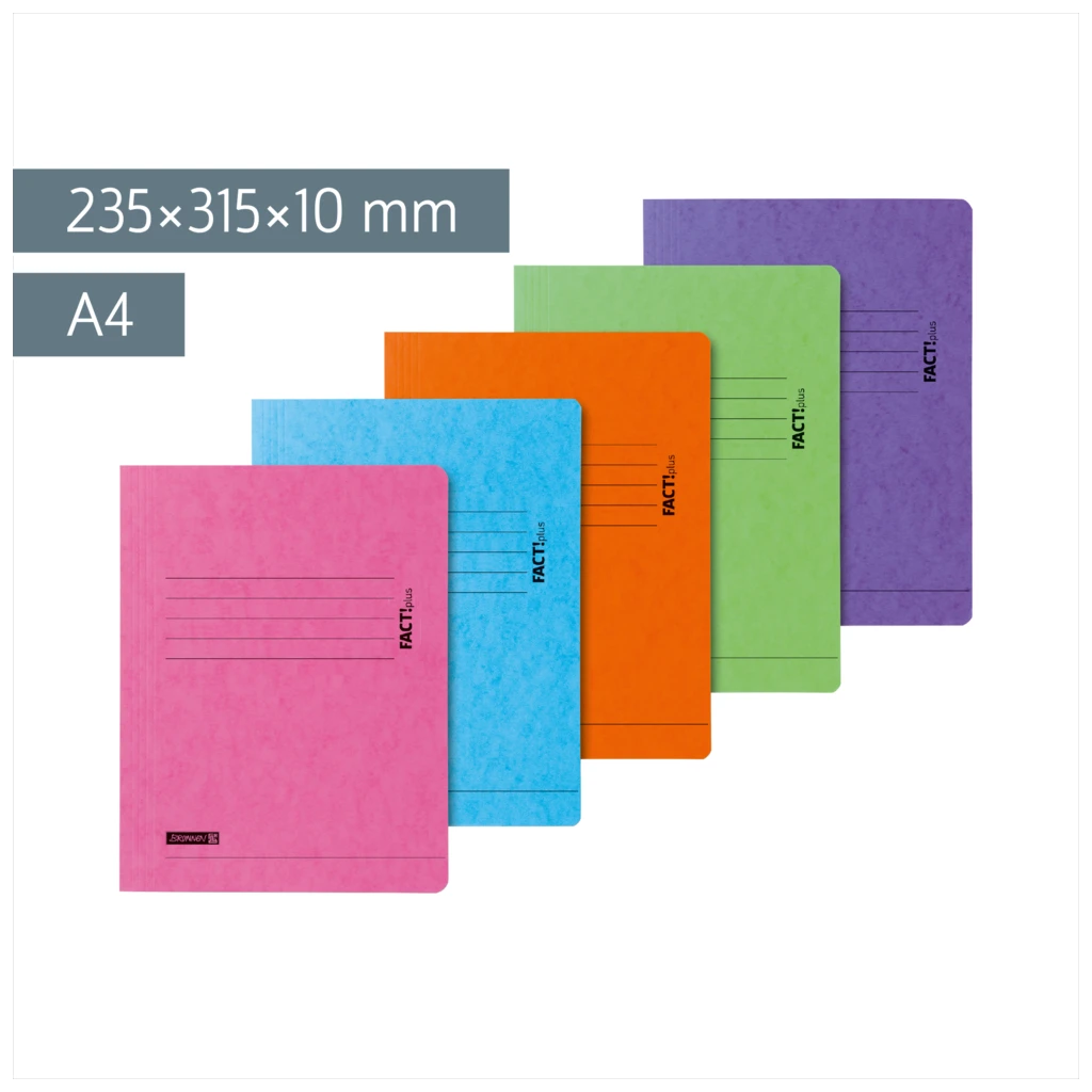 Jurismappe FACT!plus | A4, Füllhöhe: 10 mm, sortiert