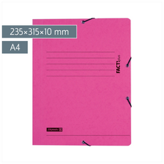 Sammelmappe FACT!plus | A4, Füllhöhe: 10 mm, rosa