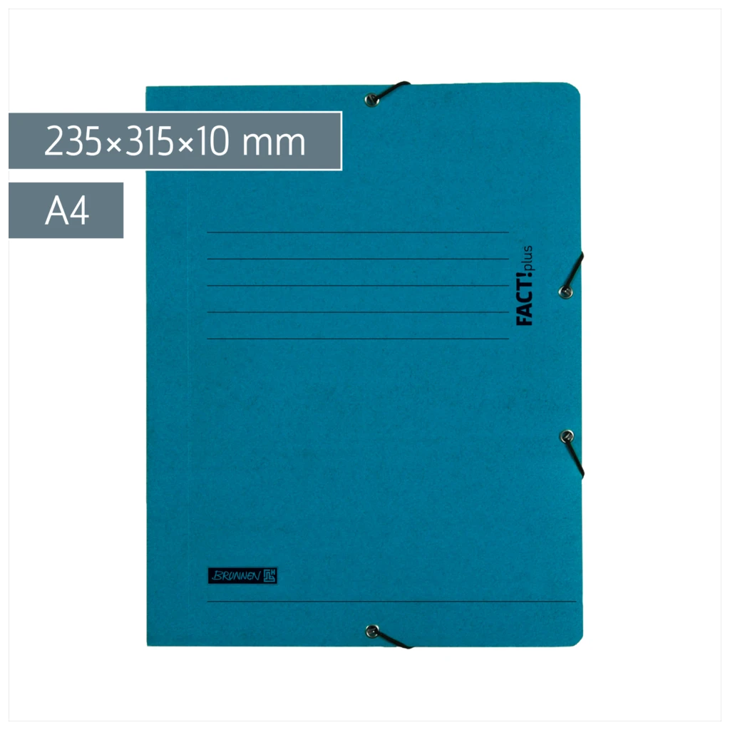 Sammelmappe FACT!plus | A4, Füllhöhe: 10 mm, blau