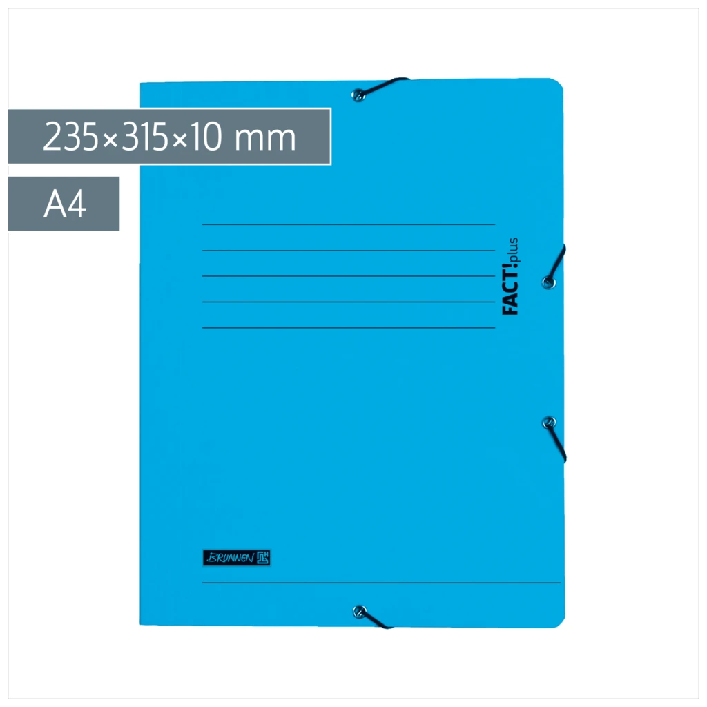 Sammelmappe FACT!plus | A4, Füllhöhe: 10 mm, hellblau