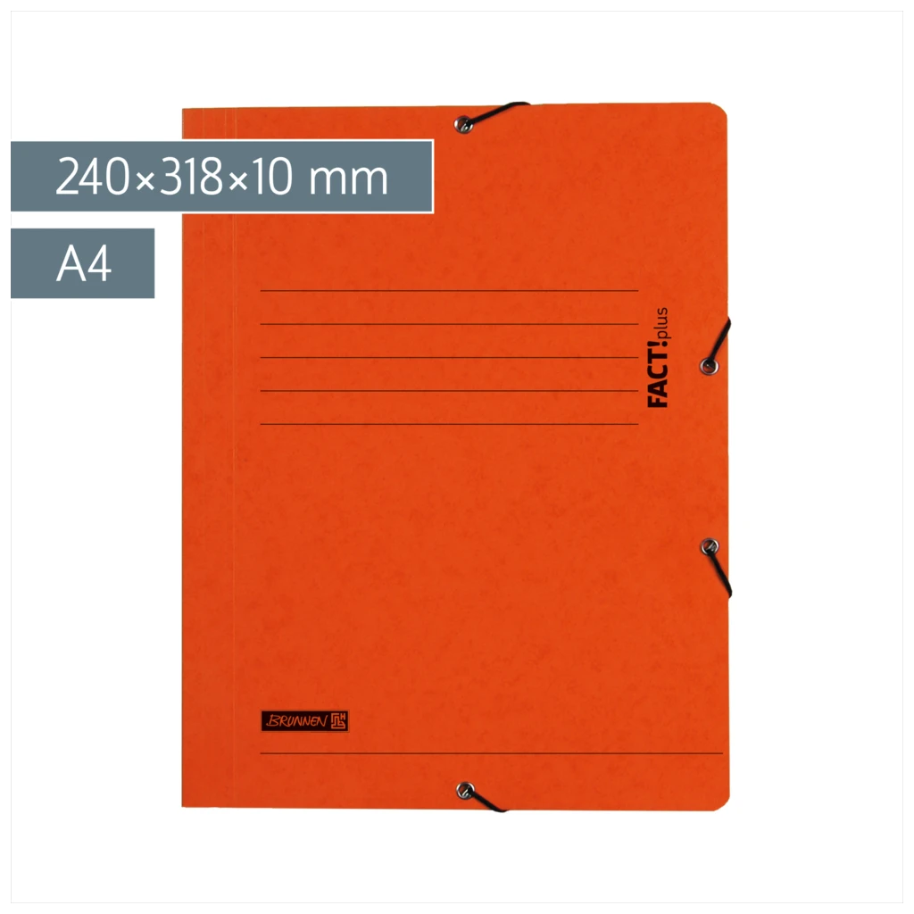 Sammelmappe FACT!plus | A4, Füllhöhe: 10 mm, orange