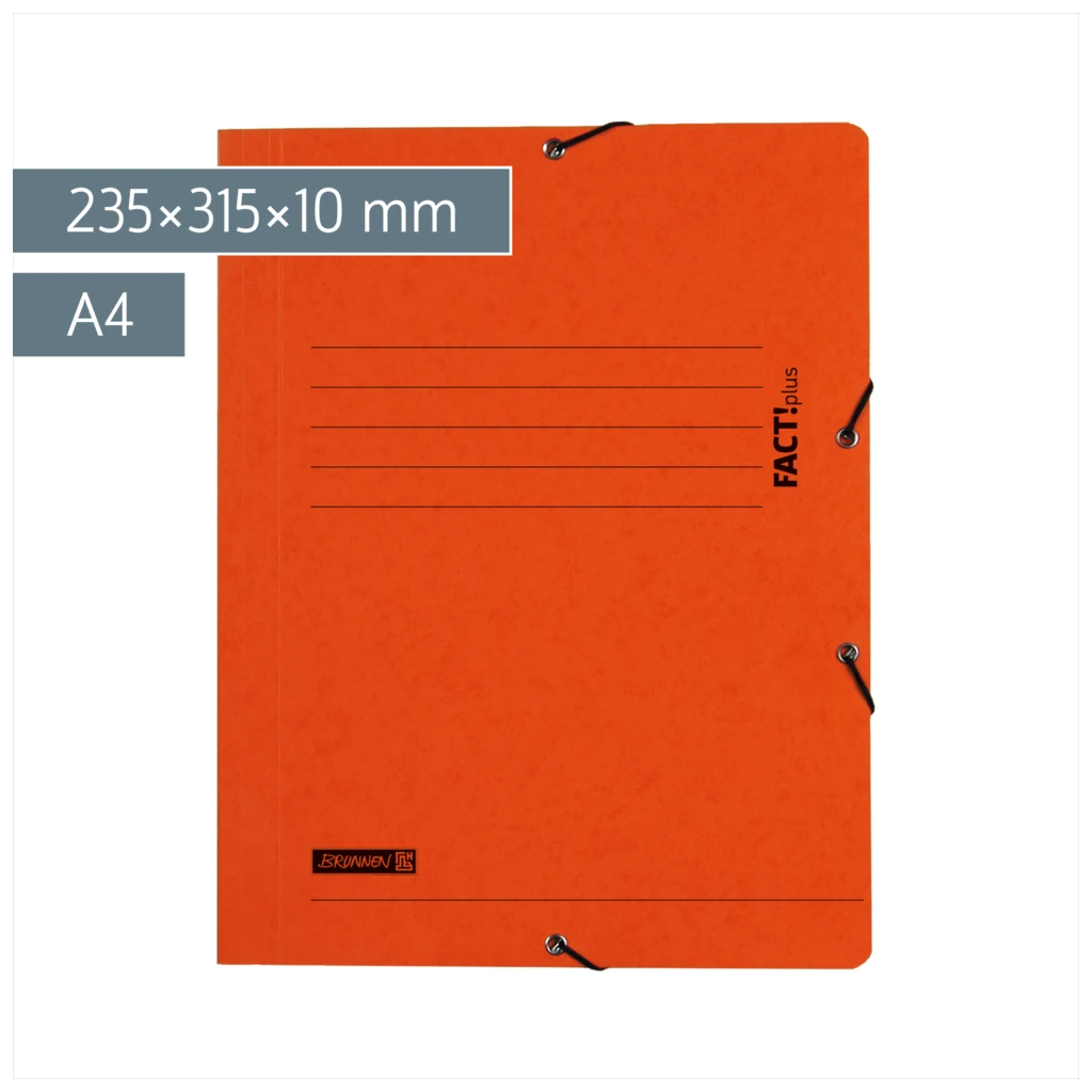 Sammelmappe FACT!plus | A4, Füllhöhe: 10 mm, orange