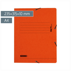 Sammelmappe FACT!plus | A4, Füllhöhe: 10 mm, orange