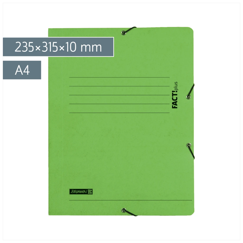 Sammelmappe FACT!plus | A4, Füllhöhe: 10 mm, hellgrün