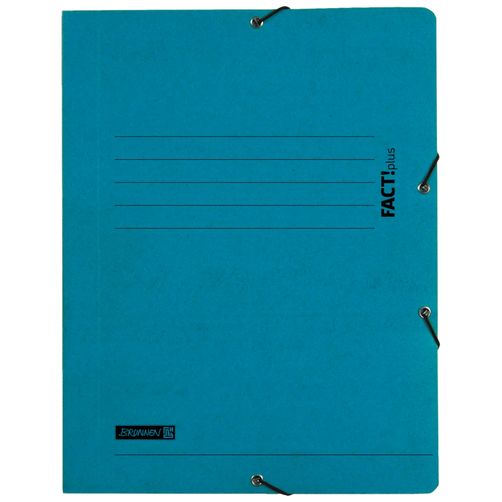 Sammelmappe FACT!plus | A4, Füllhöhe: 10 mm, türkis