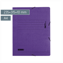 Sammelmappe FACT!plus | A4, Füllhöhe: 10 mm, violett
