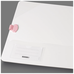 Ordner „WAVE“ Colour Code | A4, 50 mm, Hebelmechanik mit gummiertem Griff, rose