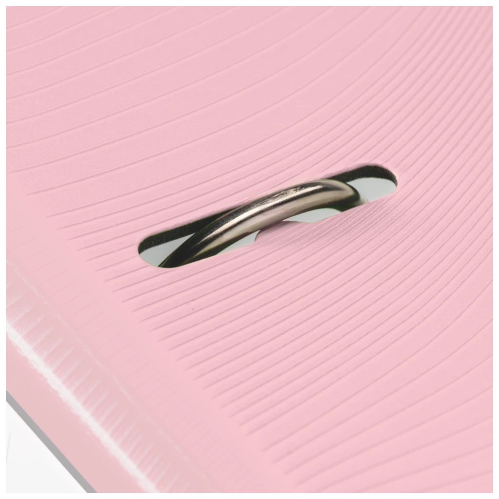 Ordner „WAVE“ Colour Code | A4, 50 mm, Hebelmechanik mit gummiertem Griff, rose