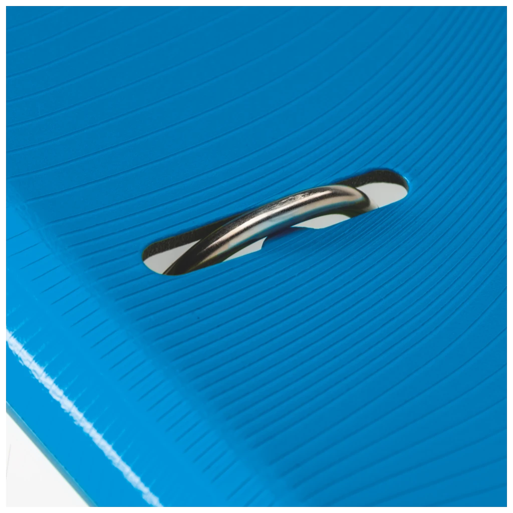Ordner „WAVE“ Colour Code | A4, 50 mm, Hebelmechanik mit gummiertem Griff, azur