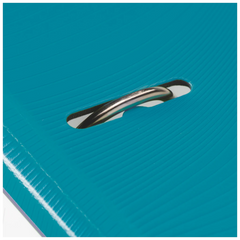 Ordner „WAVE“ | A4, 50 mm, Hebelmechanik mit gummiertem Griff, türkis