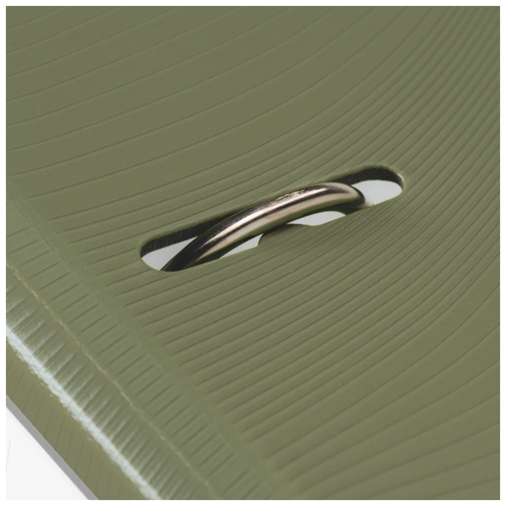 Ordner „WAVE“ Colour Code | A4, 50 mm, Hebelmechanik mit gummiertem Griff, olive
