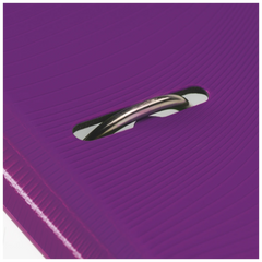 Ordner „WAVE“ Colour Code | A4, 50 mm, Hebelmechanik mit gummiertem Griff, purple