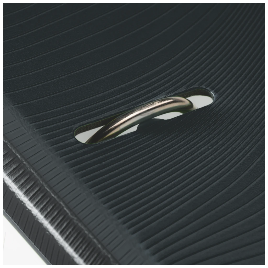 Ordner „WAVE“ Colour Code | A4, 50 mm, Hebelmechanik mit gummiertem Griff, onyx