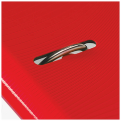 Ordner „WAVE“ Colour Code | A4, 70 mm, Hebelmechanik mit gummiertem Griff, red
