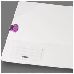 Ordner „WAVE“ Colour Code | A4, 70 mm, Hebelmechanik mit gummiertem Griff, purple