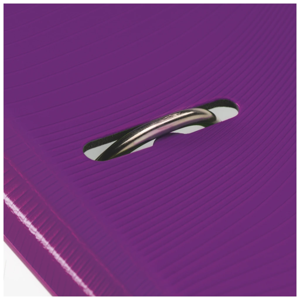 Ordner „WAVE“ Colour Code | A4, 70 mm, Hebelmechanik mit gummiertem Griff, purple