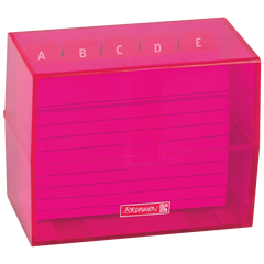 Karteikasten Colour Code gefüllt | 120×95×65 mm, A7, pink