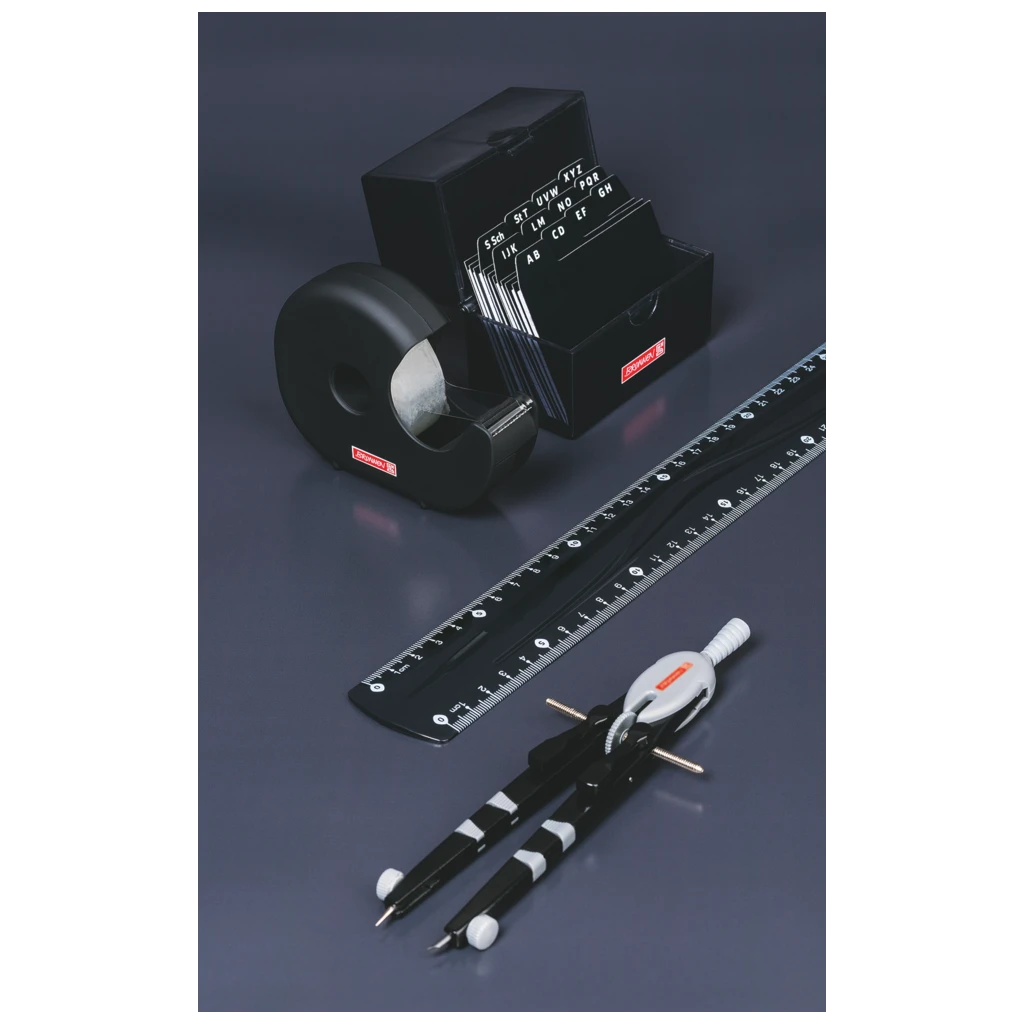 Karteikasten Colour Code gefüllt | 85×75×48 mm, A8, onyx