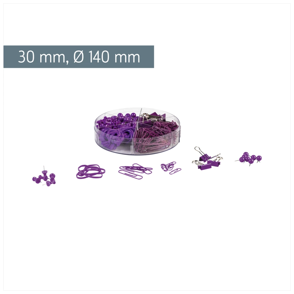Büromaterial-Set Colour Code 220-teilig | purple