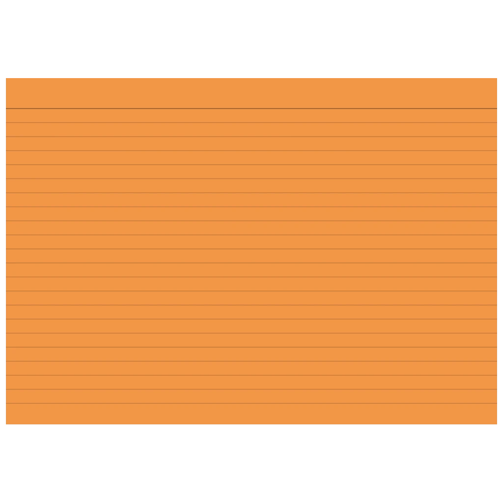 Karteikarten | 210×148 mm, A5, liniert, orange, 100 Stück