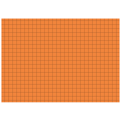 Karteikarten | 148×105 mm, A6, 5 mm kariert, orange, 100 Stück