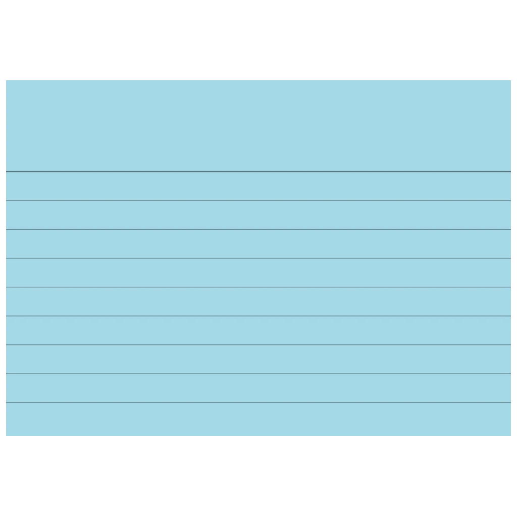Karteikarten | 105×74 mm, A7, liniert, blau, 100 Stück