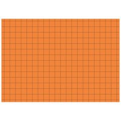 Karteikarten | 105×74 mm, A7, 5 mm kariert, orange, 100 Stück