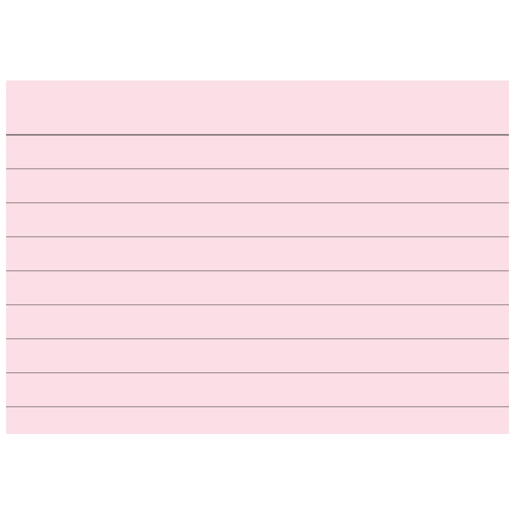 Karteikarten | 74×52 mm, A8, liniert, rot, 100 Stück