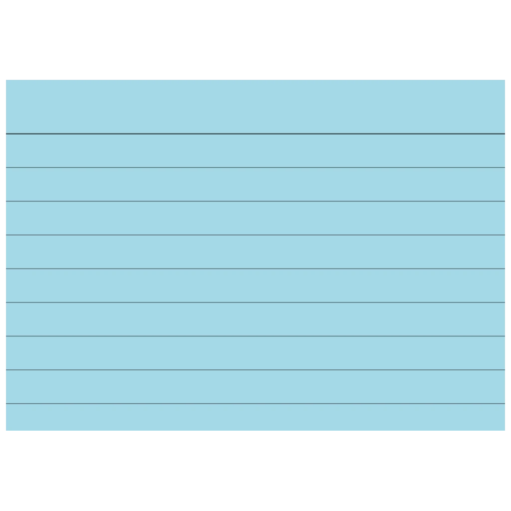 Karteikarten | 74×52 mm, A8, liniert, blau, 100 Stück