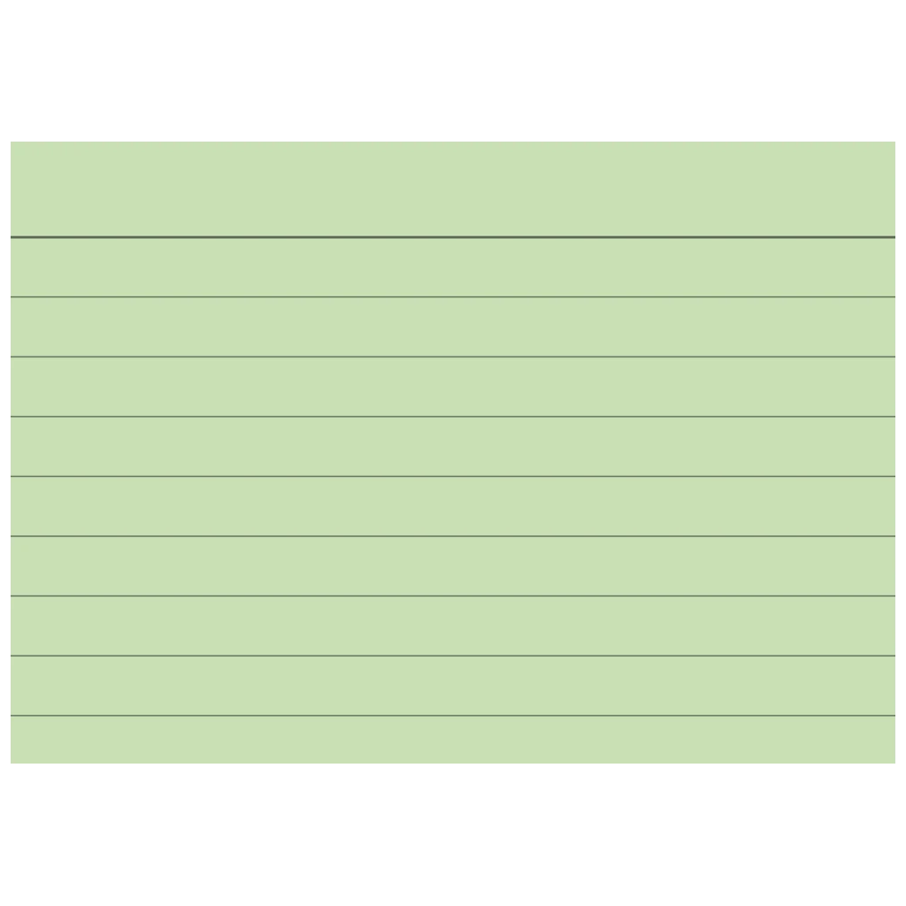 Karteikarten | 74×52 mm, A8, liniert, grün, 100 Stück