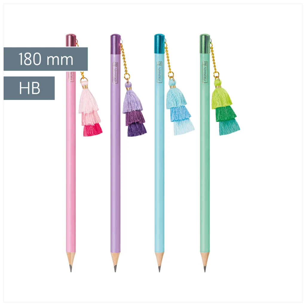 Bleistift „Tassel“ | HB, rund, sortiert