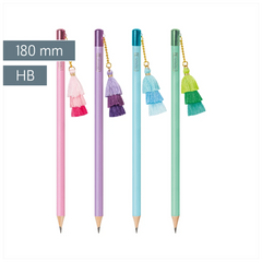 Bleistift „Tassel“ | HB, rund, sortiert