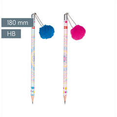 Bleistift „Bommel“ | HB, rund, sortiert