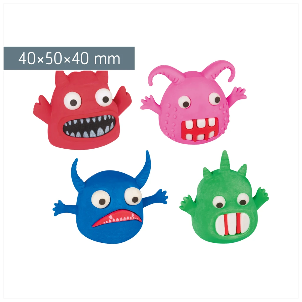 Radiergummi „Monster“ 3D | sortiert