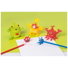 Radiergummi „Monster“ 3D | sortiert