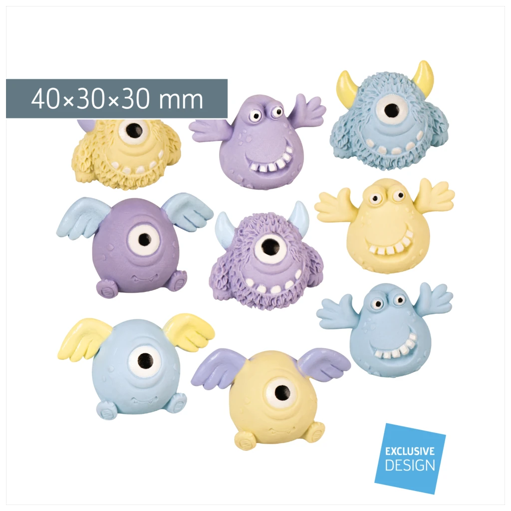 Radiergummi „Funny Monster“ 3D | sortiert