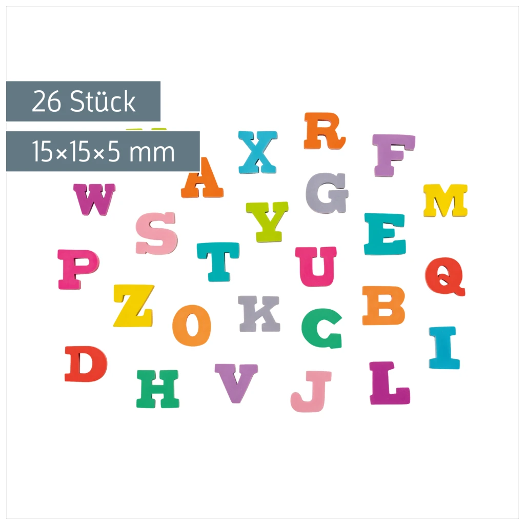 Radiergummi-Set „Schultüte A-Z“ | mehrfarbig, 26 Stück