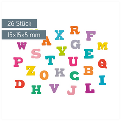 Radiergummi-Set „Schultüte A-Z“ | mehrfarbig, 26 Stück