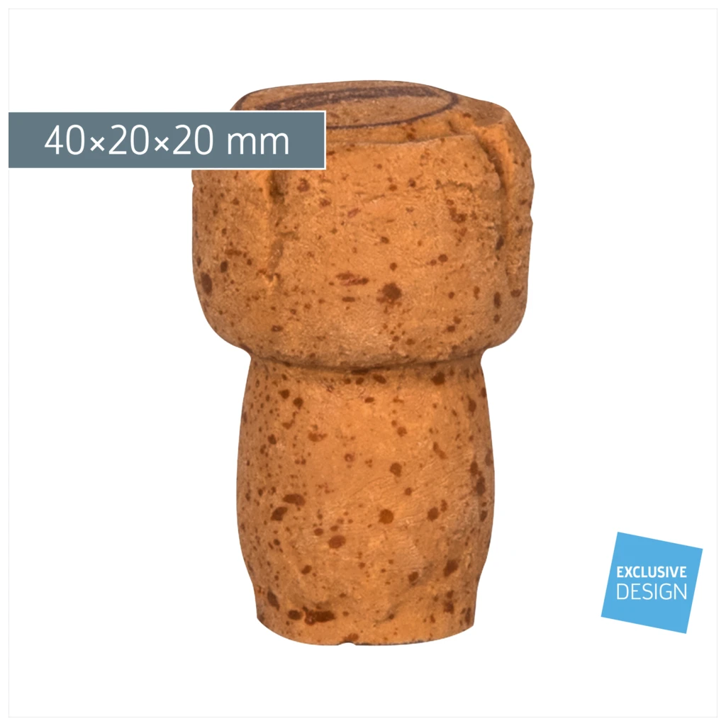 Radiergummi „Korken“ 3D | braun