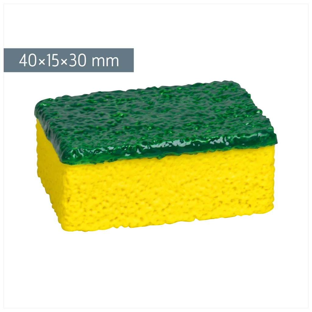 Radiergummi „Schwamm“ 3D | gelb/grün