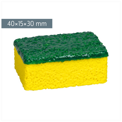 Radiergummi „Schwamm“ 3D | gelb/grün